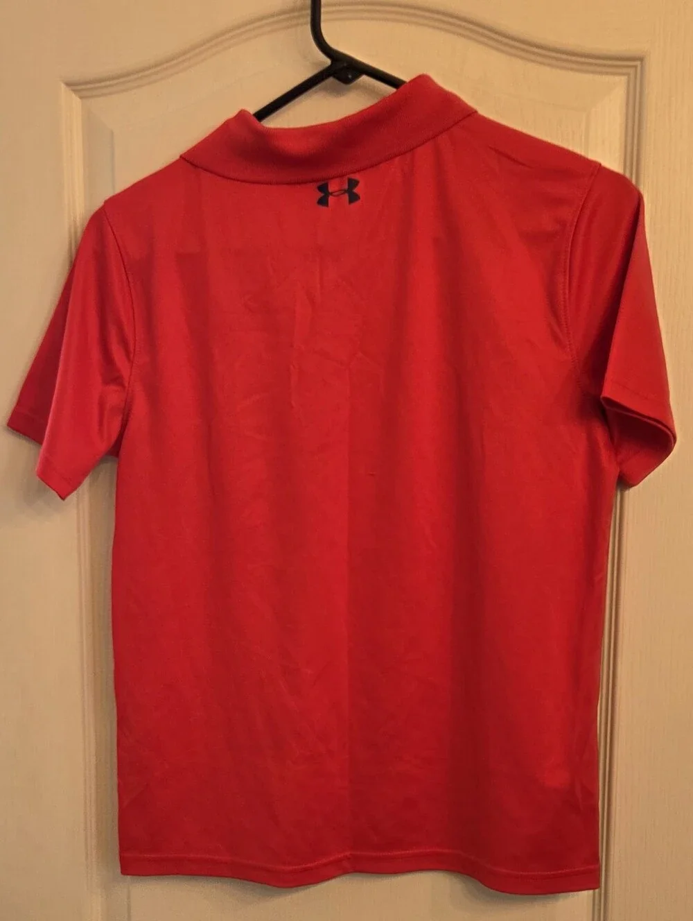 Under Armour Red Polo with Chest Logo KIDS SIZE XL